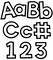 Carson Dellosa 219-Piece 4 Inch Black and White Cutout Letters for Bulletin Boards, Numbers, Punctuation, Symbols and More, White Classroom Letters for Bulletin Board